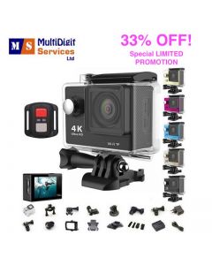 MS Sports Camera H9R | 4K | 2" LCD | Remote control | 170° angle | WiFi 