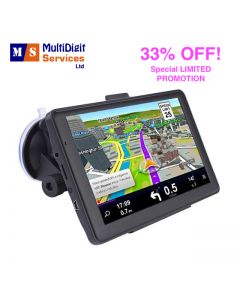 MS Drive W100 | 7" Touchscreen GPS Navigation | 8GB | Windows | Bluetooth | Lifetime Maps