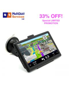 MS Drive A100 | 7" Touchscreen GPS Navigation | 16GB | Android | WI-FI | Bluetooth | Lifetime Maps